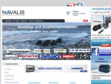 Tablet Screenshot of navalis.se