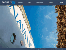 Tablet Screenshot of navalis.com